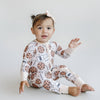 Bamboo Zip Romper | Milk & Cookies