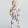 Bamboo Zip Romper | Milk & Cookies