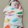 Bamboo Muslin Swaddle - Popsicle