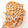 Bamboo Muslin Swaddle | Sliced Oranges