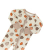 PREORDER - Bamboo Zip Romper | Pumpkins Beige