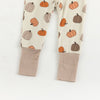PREORDER - Bamboo Zip Romper | Pumpkins Beige