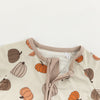 PREORDER - Bamboo Zip Romper | Pumpkins Beige