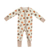 PREORDER - Bamboo Zip Romper | Pumpkins Beige