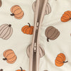 PREORDER - Bamboo Zip Romper | Pumpkins Beige