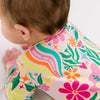 Zippered Footie | Rainbow Daisy Baby