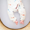 Bamboo Zip Romper | Vintage Airplane