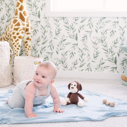 blue baby swaddle, solid blue muslin blanket, bamboo muslin swaddle boy