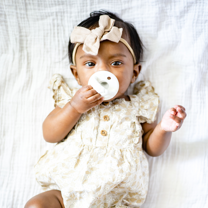 pacifier 3 pack, coffee cream cables, itzy ritzy pacifiers, fall baby pacifiers