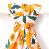 orange swaddle blanket, sliced oranges swaddle, bamboo muslin swaddle, baby girl gift