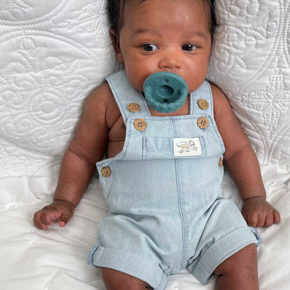 Pacifier 2-Pack - Deep Sea + Denim Braids