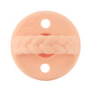 Pacifier 2-Pack - Apricot + Terracotta Braids