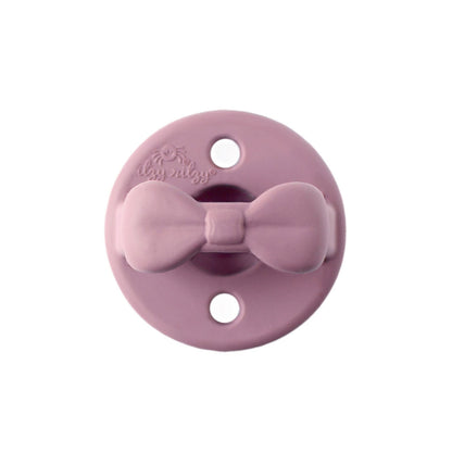 Pacifier 2-Pack - Lilac + Orchid Bows