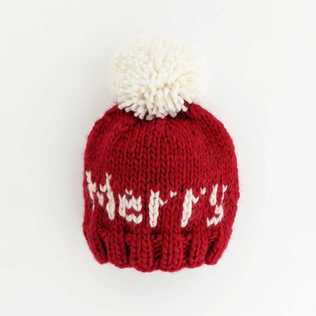 Merry Holiday Pom Hat