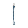 Beaded Pacifier Clip - Navy