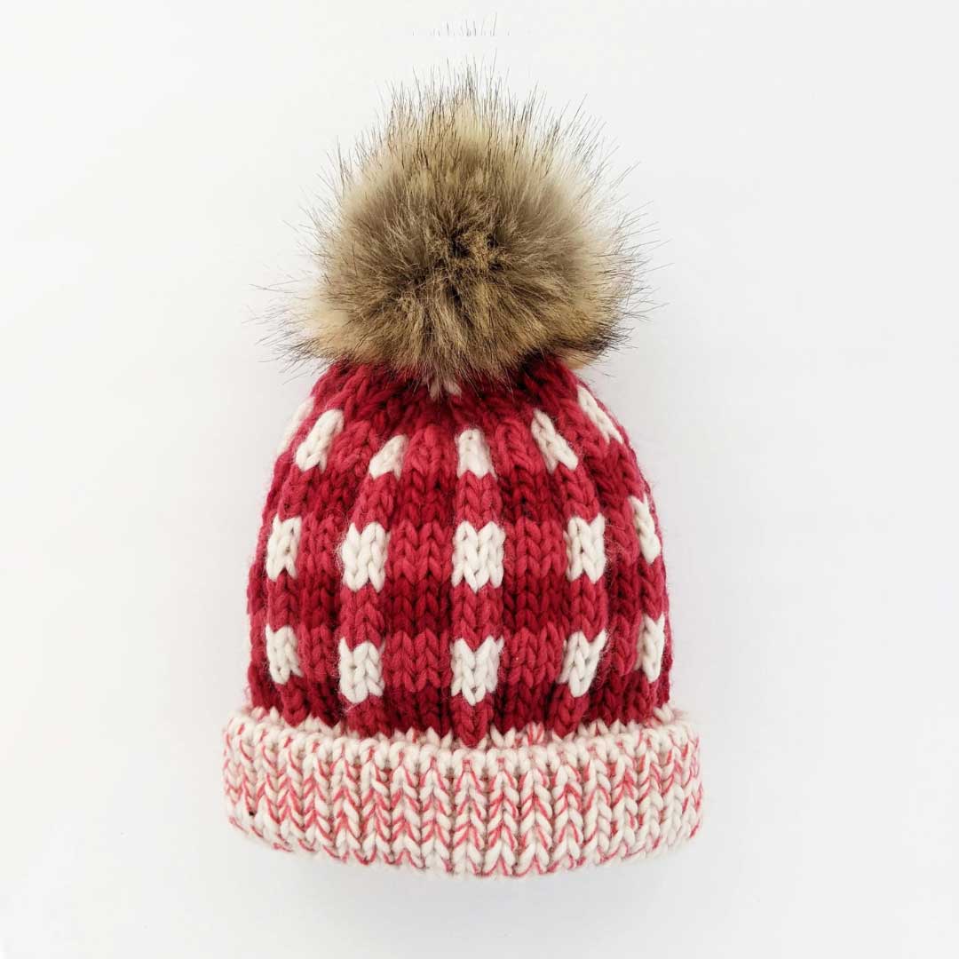 Red Buffalo Check Holiday Hat