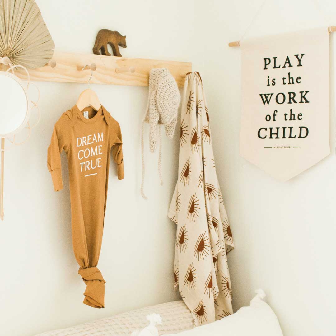 Cotton Muslin Swaddle - Rising Sun