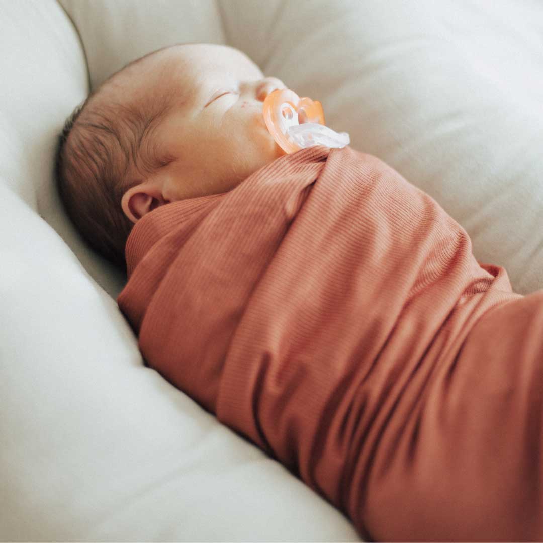 ribbed knit swaddle blanket, stretchy ribbed blanket, rust orange baby blanket, receiving blanket, newborn photo props
