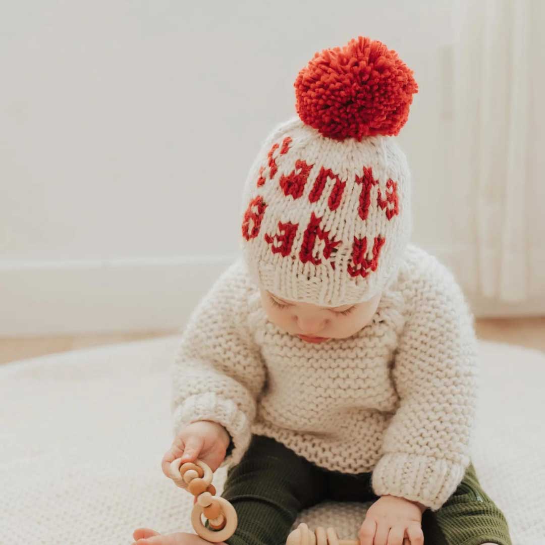 Santa Baby Holiday Pom Hat