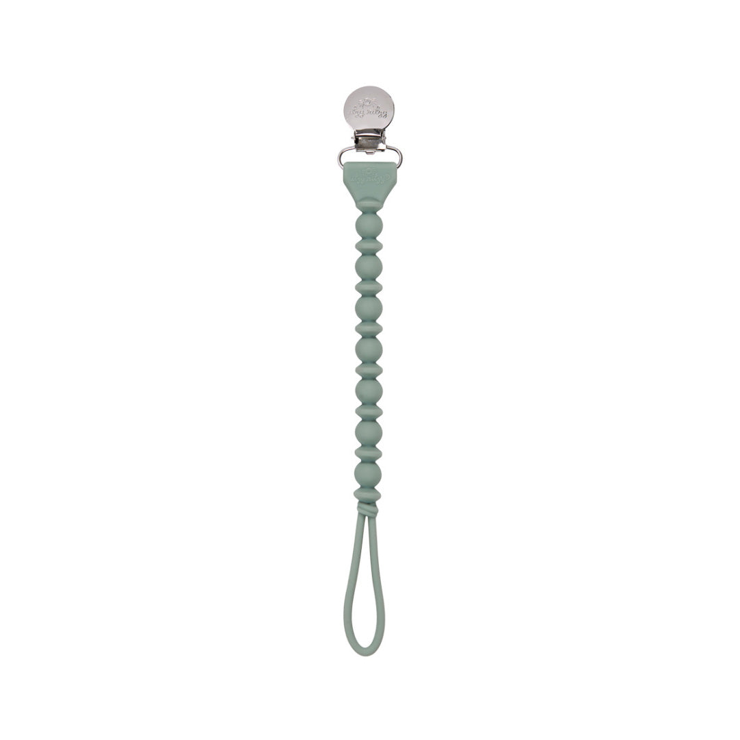 Beaded Pacifier Clip - Succulent